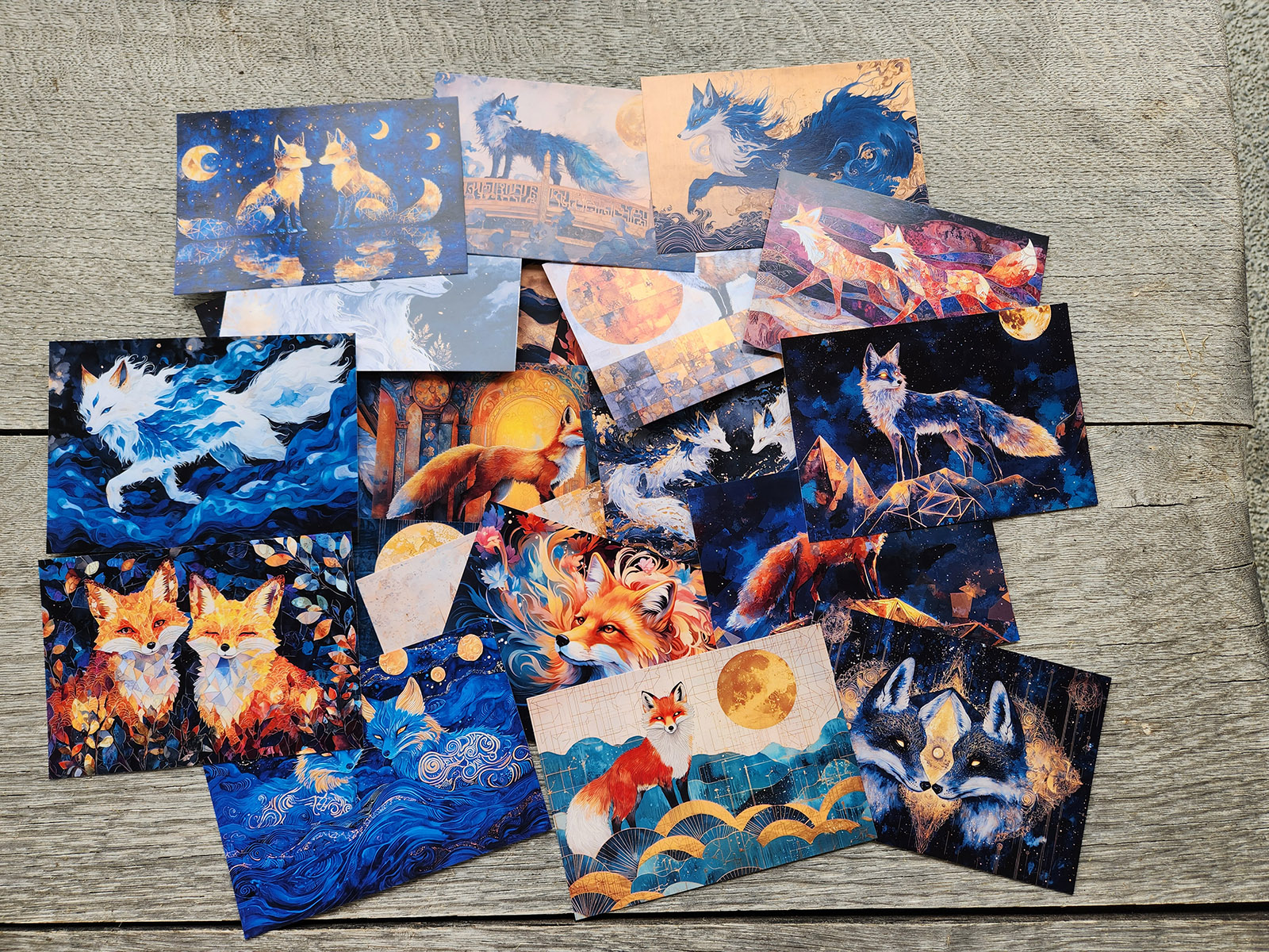 Sample Pixiluv postcard assortment